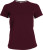 Kariban - Damen Kurzarm Rundhals T-Shirt (Wine)