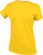 Kariban - Damen Kurzarm Rundhals T-Shirt (Yellow)