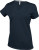 Kariban - Damen Kurzarm V-Ausschnitt T-Shirt (Dark Grey (Solid))