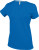 Kariban - Damen Kurzarm V-Ausschnitt T-Shirt (Light Royal Blue)