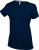 Kariban - Damen Kurzarm V-Ausschnitt T-Shirt (Navy)