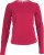 Kariban - Damen Langarm Rundhals T-Shirt (Fuchsia)