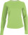 Kariban - Damen Langarm Rundhals T-Shirt (Lime)