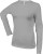 Kariban - Ladies Long Sleeve Crew Neck T-Shirt (Oxford Grey)