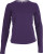 Kariban - Damen Langarm Rundhals T-Shirt (Purple)