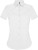 Kariban - Pflegeleichte Damen Kurzarm Stretch Bluse (White)