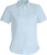 Kariban - Pflegeleichte Damen Kurzarm Oxford Bluse (Oxford Blue)