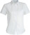 Kariban - Pflegeleichte Damen Kurzarm Popeline Bluse (White)