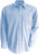 Kariban - Jofrey - Mens Long Sleeve Easy Care Polycotton Poplin Shirt (Bright Sky)