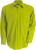 Kariban - Jofrey - Mens Long Sleeve Easy Care Polycotton Poplin Shirt (Burnt Lime)