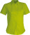 Kariban - Judith-Ladies Short Sleeve Easy Care Polycotton Poplin Shirt (Burnt Lime)