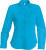 Kariban - Jessica - Ladies Long Sleeve Easy Care Polycotton Poplin Shirt (Bright Turquoise)