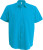 Kariban - Ace Pflegeleichtes Herren Kurzarm Popeline Hemd (Bright Turquoise)
