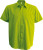 Kariban - ACE - Mens Short Sleeve Easy Care Polycotton Poplin Shirt (Burnt Lime)