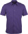 Kariban - ACE - Mens Short Sleeve Easy Care Polycotton Poplin Shirt (Purple)