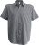 Kariban - ACE - Mens Short Sleeve Easy Care Polycotton Poplin Shirt (Silver (Solid))