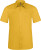 Kariban - ACE - Mens Short Sleeve Easy Care Polycotton Poplin Shirt (Yellow)