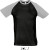 SOL’S - Raglan T-Shirt Funky 150 (Black/Grey Melange)