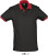 SOL’S - Polo Prince (Black/Red)