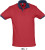 SOL’S - Polo Prince (Red/French Navy)
