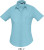SOL’S - Popeline-Blouse Escape Shortsleeve (Atoll Blue)