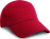 Result - Heavy Cotton Drill Pro Style Cap (Red)