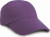 Result - Junior Heavy Brushed Cotton Cap (Purple)