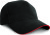 Result - Pro-Style Heavy Cotton Cap (Black/Red)