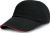 Result - Printers / Embroiderers Cap (Black/Red)