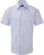 Russell - Men´s Short Sleeve Easy Care Tailored Oxford Shirt (Oxford Blue)