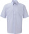 Russell - Men´s Short Sleeve Easy Care Oxford Shirt (Oxford Blue)