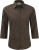 Russell - Ladies´ ¾ Sleeve Easy Care Fitted Shirt (Chocolate)