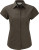Russell - Ladies´ Short Sleeve Easy Care Fitted Shirt (Chocolate)