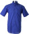 Kustom Kit - Workwear Oxford Shirt Shortsleeve (Italian Blue)