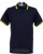 Kustom Kit - Tipped Collar Polo (Navy/Yellow)