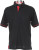 Kustom Kit - Button Down Collar Contrast Polo Shirt (Black/Red)
