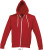 SOL’S - Hooded Zipped Jacket Silver (Red)