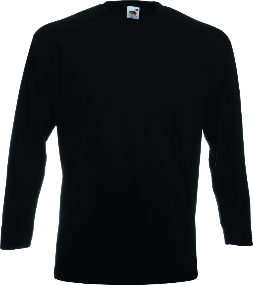 Super Premium Longsleeve (Black) zum besticken und bedrucken - Fruit of the  Loom - T-Shirts - StickX Textilveredelung